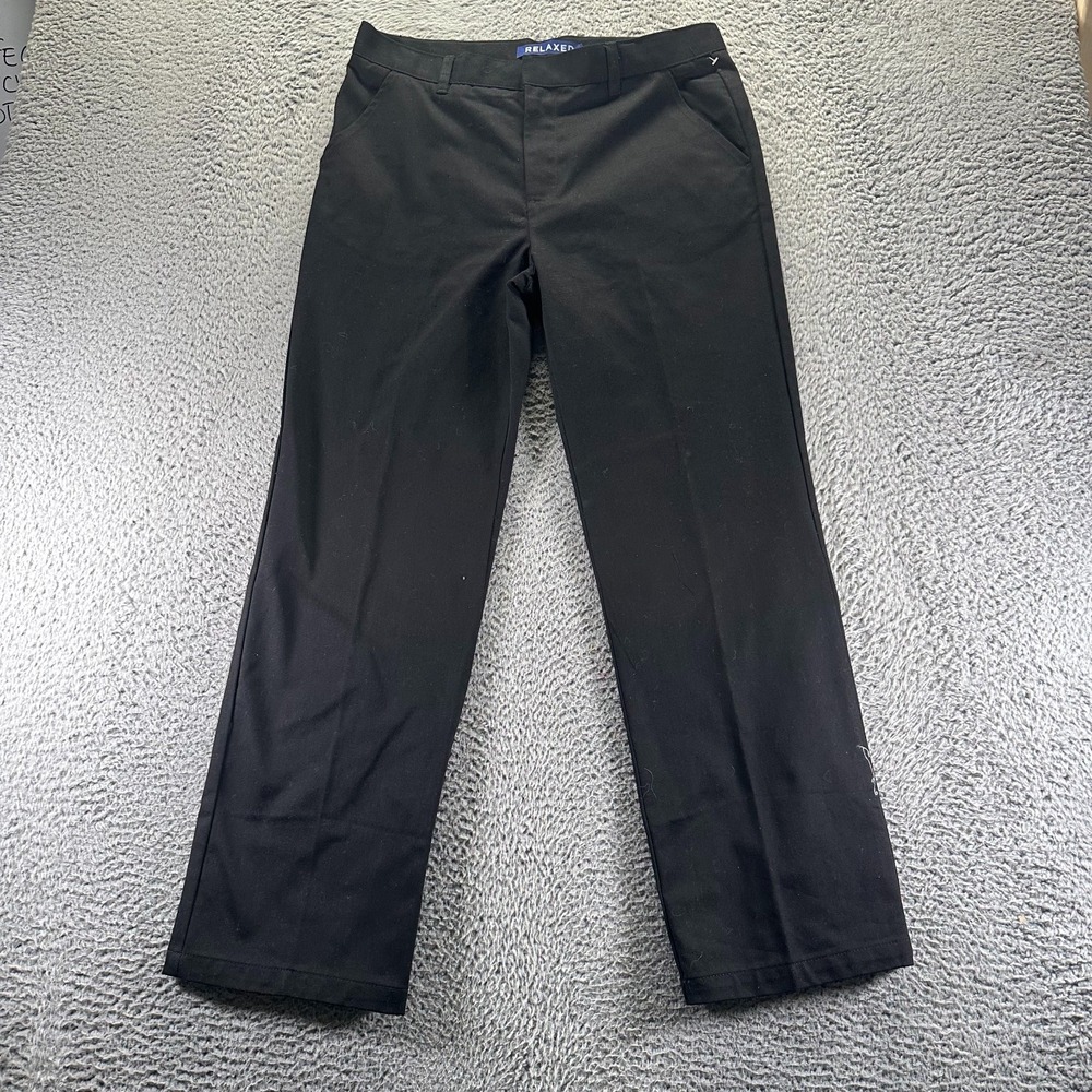 French Toast Pant Boys 18 Black Cotton Dress Straight‎ Career Formal Relaxed Fit